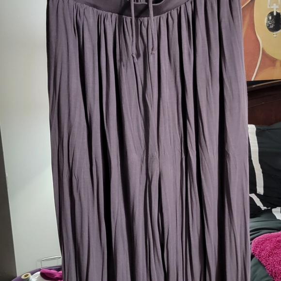 Jumpsuit Gray with elastic in the back area, peephole in the front, soft pleats - Picture 5 of 7